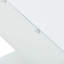 Table basse - Verre trempé - Surface UV ultrabrillante - 2 niveaux - Rectangle - Blanc - Moderniste-1908505361