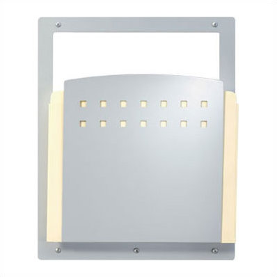 Metal Wall File Pockets, Aluminum Metallic, HIPAA Applications