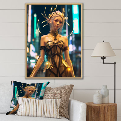 " Cyberpunk Urban Tokyo Gracious Goddess "
