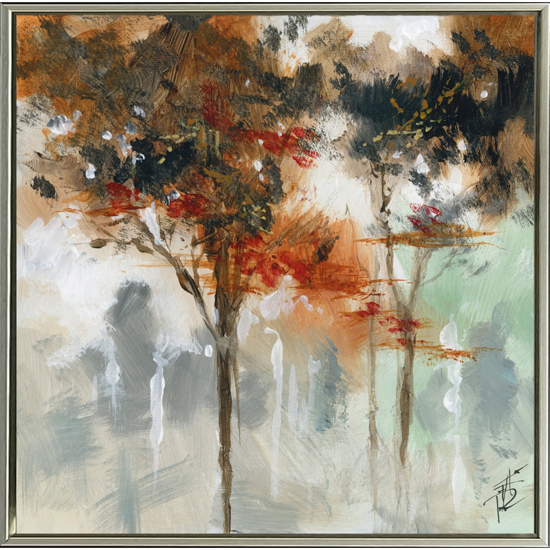 Ambient Leaves II, art mural sur toile