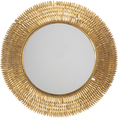 Elsberry Metal Round Wall Mirror