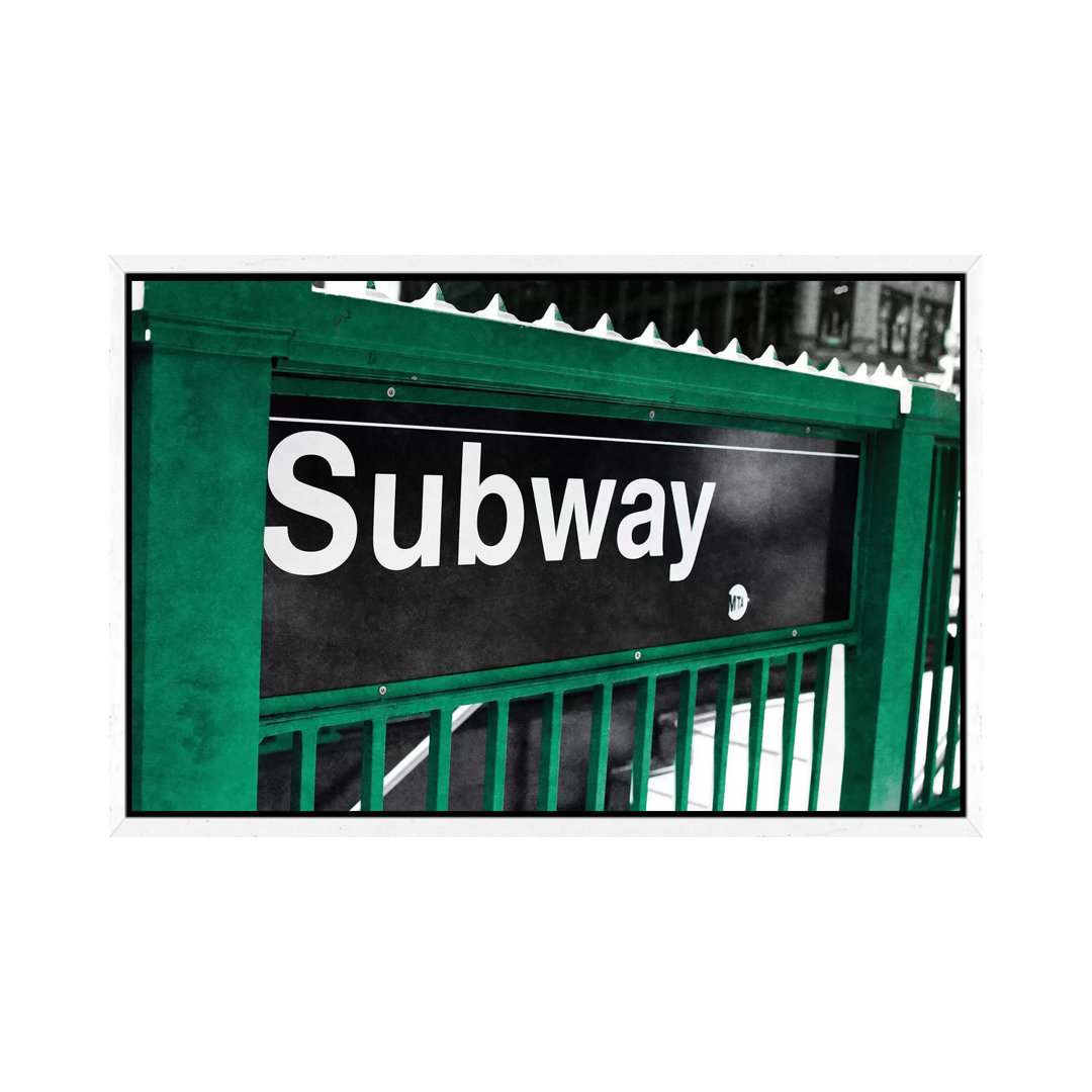 Subway von Susan Bryant - Galerie-verpackte Leinwand Giclée auf Leinwand