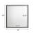 Dresser Mirror Black