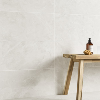 Dapple 11,81 po X 23,62 po Carrelage mural et de plancher en porcelaine polie aspect marbre (11,62 pieds carrés / caisse)