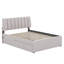 Lit plateforme tapissier avec lit gigogne Teddy-93618194