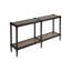72 in. Glass Console Table