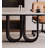 Sintered Stone Top Desk with Iron Frame-944534124