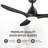 3-Blade Modern Farmhouse Smart LED Ceiling Fan with Dimmable Light and Remote Control-647101854-638042302
