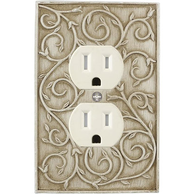 No Subject 1 - Gang Duplex Outlet Standard Wall Plate