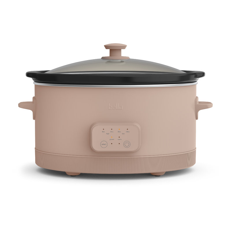 Bella 6.0 QT Programmable Slow Cooker, Gray