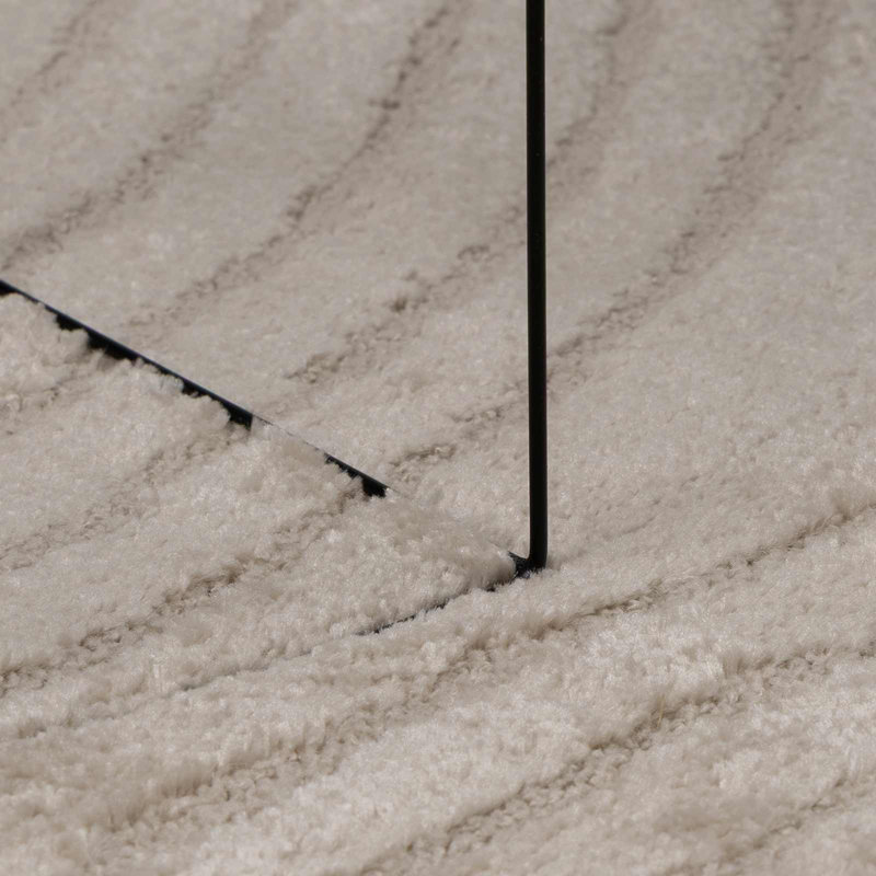 Modern Indoor Rug, Beige, Square 200 cm