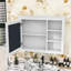 Armoire à pharmacie murale moderne avec miroir - unité de rangement pour salle de bain-448845046-448845047