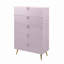 Coffre Gaines rose brillant