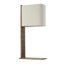 Anne-Marie Barton Fumar 34" Statement Table Lamp in Ridged Carbon with BouclÃ© Shade-1415204229