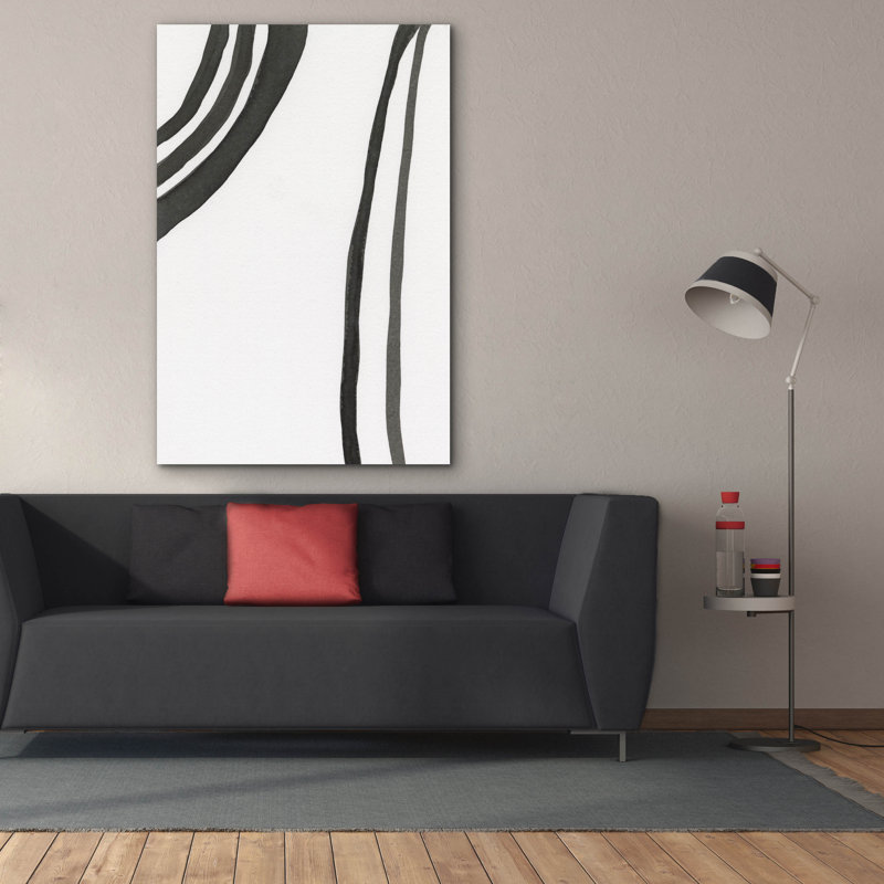 «Ink Lines III» par Regina Moore, H 60 po x l 40 po x P 1,5 po