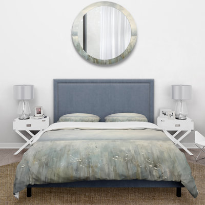Ensemble de housse de couette Meadow Minimalisme Horizon I - Paysages - Microfibre de polyester