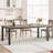 Living Room 78 Inch Kitchen Table for 6-8 People, Industrial Dining Table w/Metal Frame, Wide Large Rectangular Dinner Table-551415803