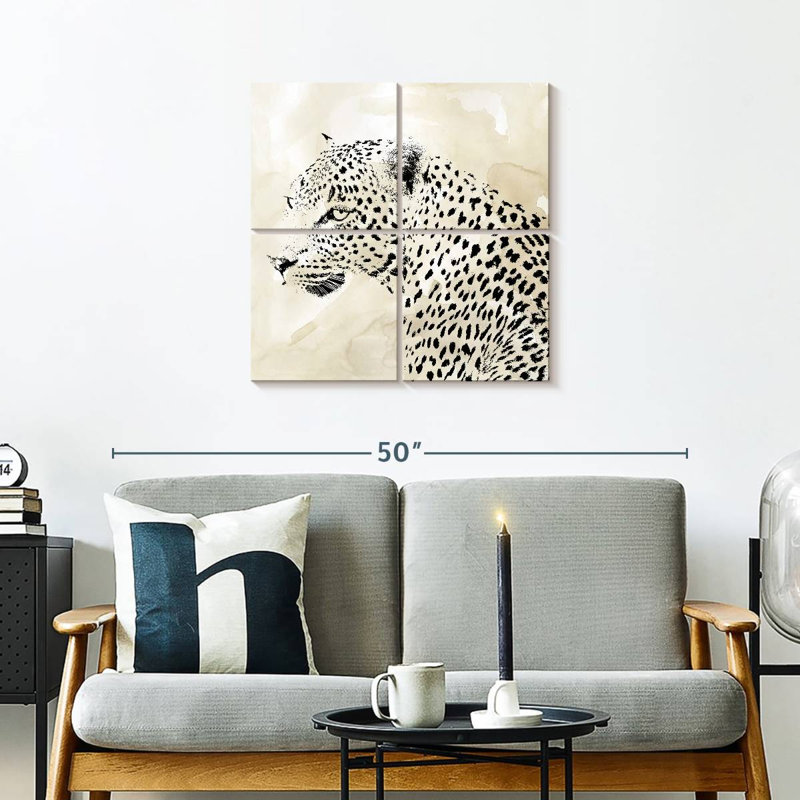 Brampt Leopard Spots III, 26" H x 26" W