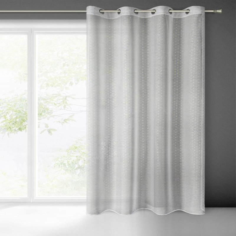 Sibel Eyelet Room Darkening Curtains, Light Grey