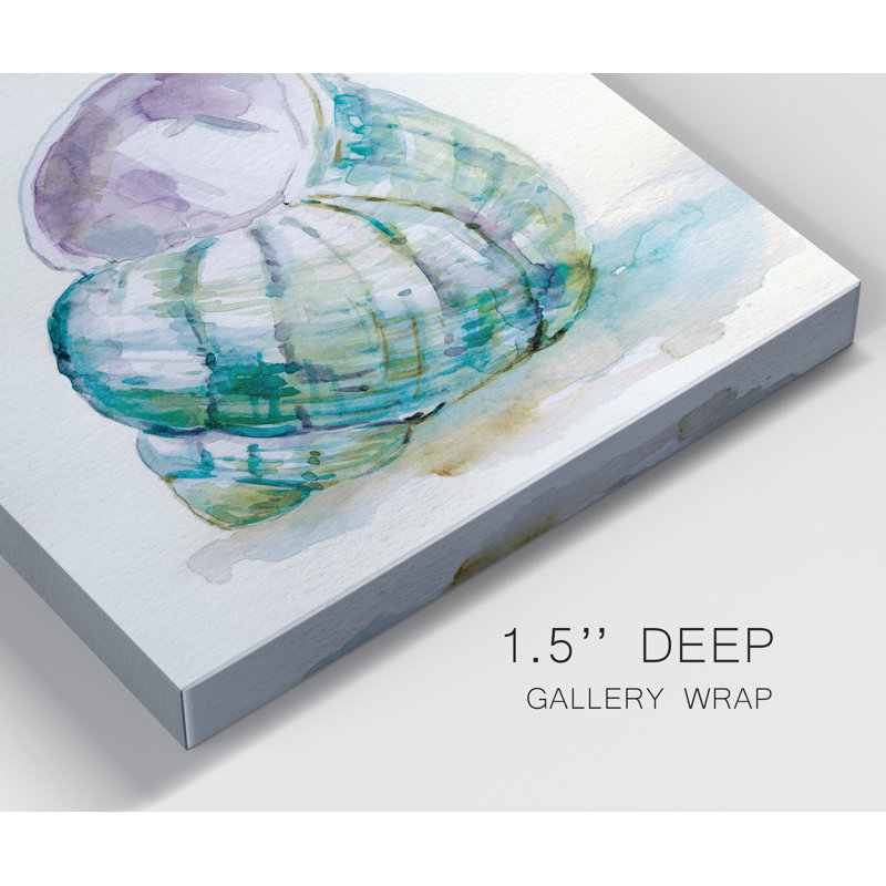 Malecon Shell V - reproduction d'art sur toile tendue, H 32 po x l 32 po x P 1 po