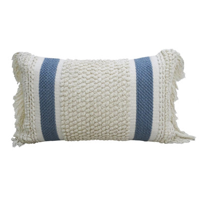 Housse et insert de coussin rectangulaire en mélange de coton