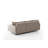 Modern Corner Sofa in Cream, 82 H x 83 D x 83 W | 100% Polyester Fabric, FIR Frame & Flakeboard | Features 28 DNS Foam for Comfort, Easy Clean Fabric, Includes Pouffe (45 W x 17 H x 33 D) | Stylish Scandinavian Design-1491776657-1525044900
