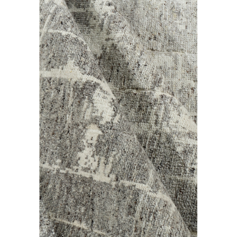 Hand Knotted Wool Abstract Area Rug