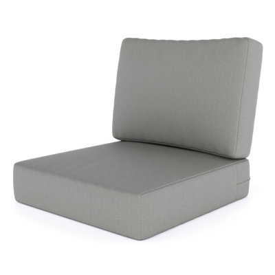 Water Resistant and Stain Resistant Outdoor 5 " Lounge Chair Seat / Back Cushion