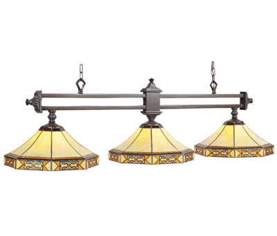 Shemar 3-Light Pool Table Lights Linear Pendant By RAM Game Room