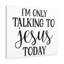 «Talking to Jesus», reproduction sur toile tendue-385349420