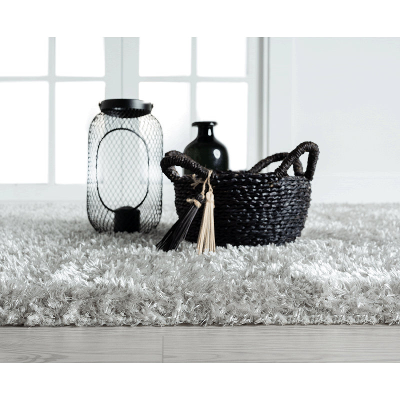Leigh Floppy Grey Rug, Rectangle 60 x 110cm