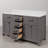 Minnetrista Double Bathroom Vanity with Marble Top-31600027