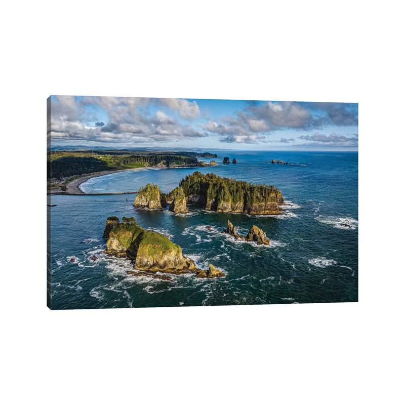 Parc national olympique, West Coast Beach II, reproduction d'art sur toile tendue, H 18 po x l 26 po