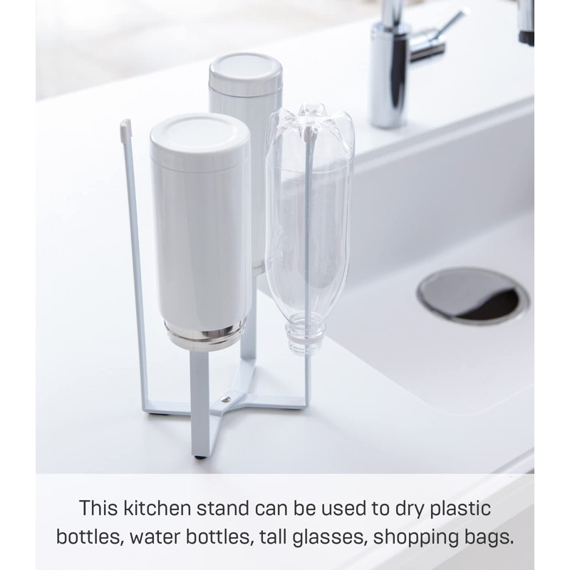 Support de sac de cuisine en plastique multifonctionnel, taille unique, blanc Kitchen Eco