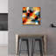  «Circles Abstract 2» par Rey Klimt, art mural en verre acrylique, 24 po x 24 po-1537832127