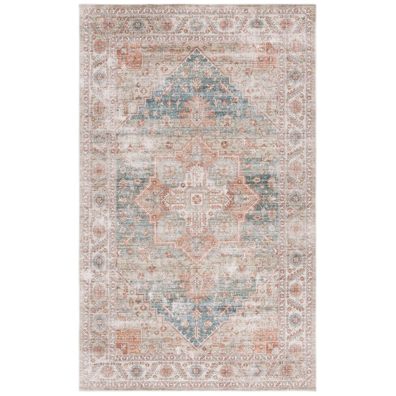 Trishona Machine Washable Performance Oriental Rug, Rectangle 3' x 5'