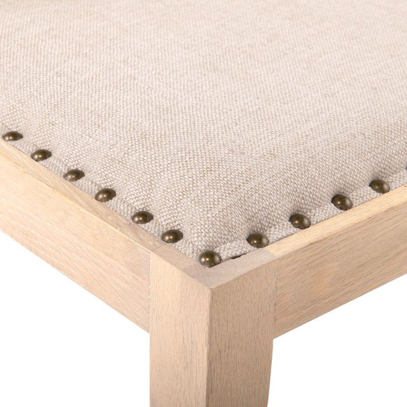 Aria Upholstered Dining Chair, Oak