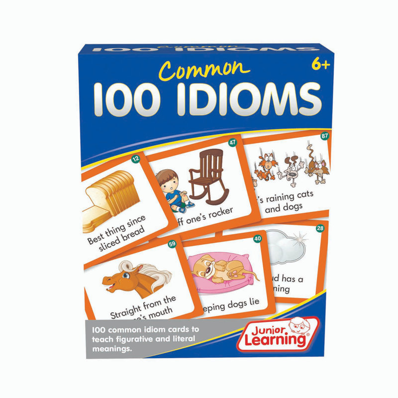 100 cartes d'activités éducatives «Common Idioms»