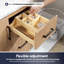 Ensemble de meuble-lavabo simple 36 po avec plateau en pierre et miroir Cloverfield-93496123-93496122