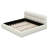 King Size Upholstered Bed With Thick Fabric, Modern Low Profile Platform Bed For Bedroom, No Box Spring Needed-1451148359