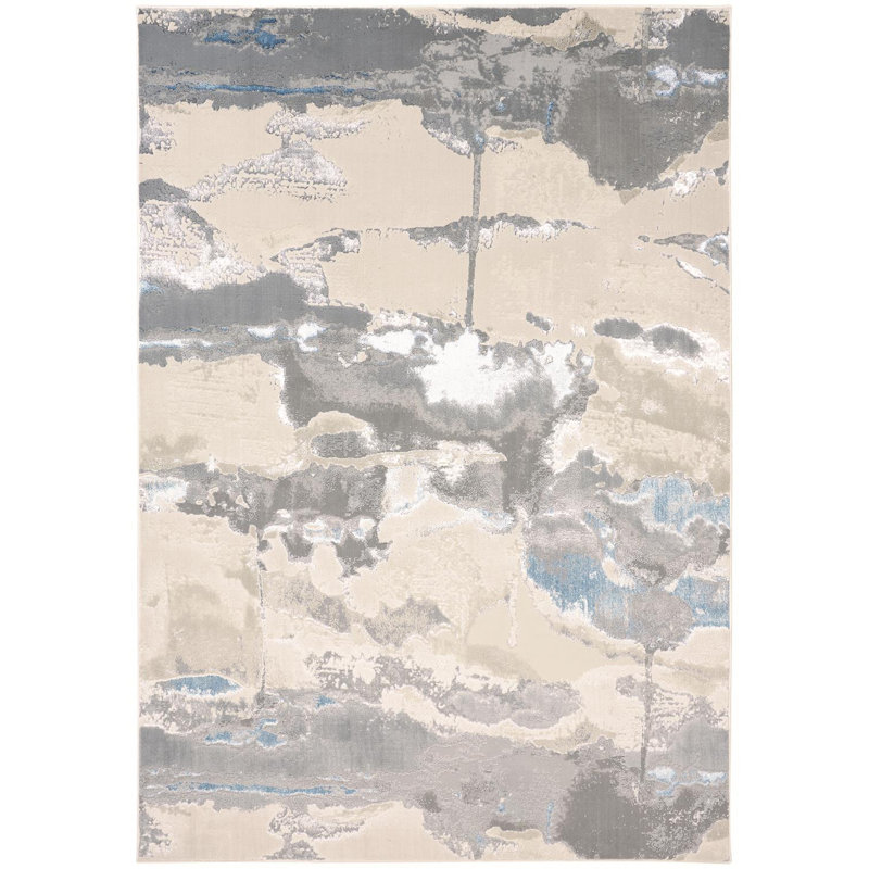 Performance Abstract Indoor Rug, Runner 2'10" x 7'10"