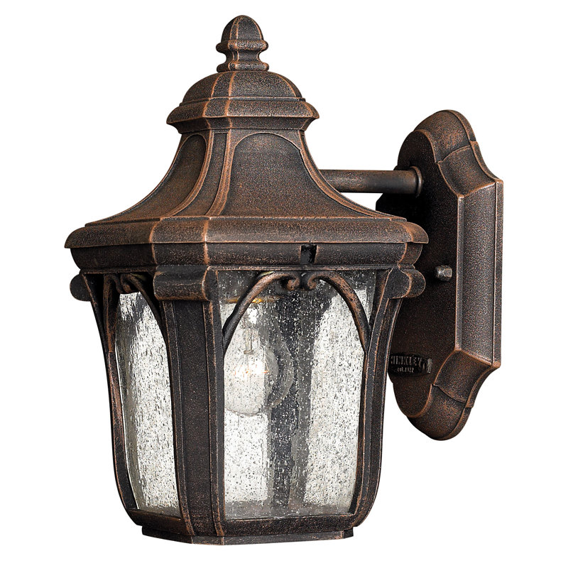 Cloee Outdoor Wall Lantern, Museum Black, Incandescent