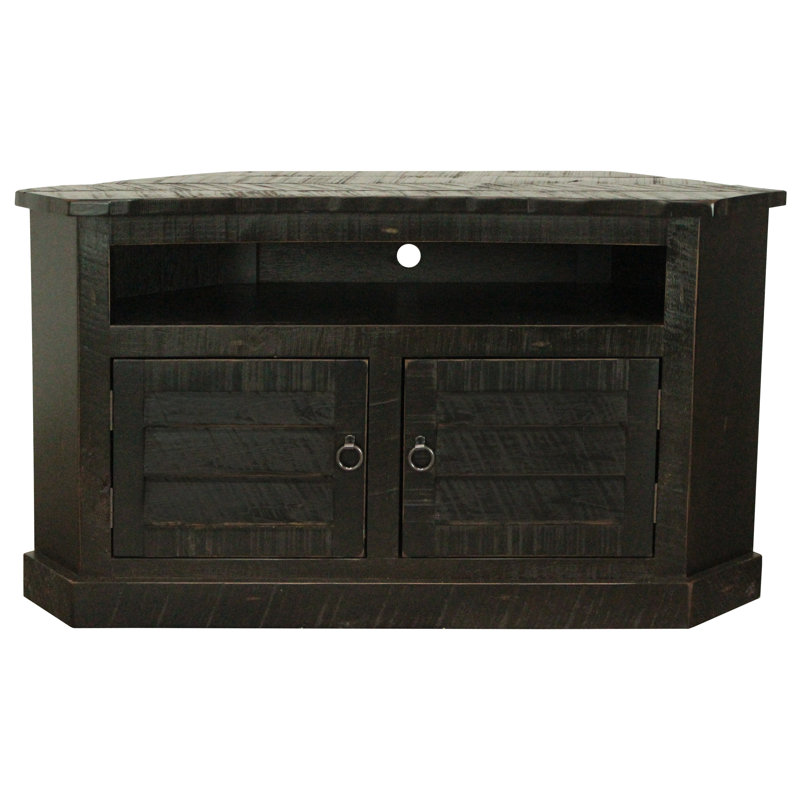 Mack Unfinished TV Stand for TVs up to 50", Rustic Light Blue