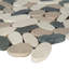 Marvella Pebble 12 in. x 12 in. Natural stone Mosaic Floor and Wall Tile-1690318442
