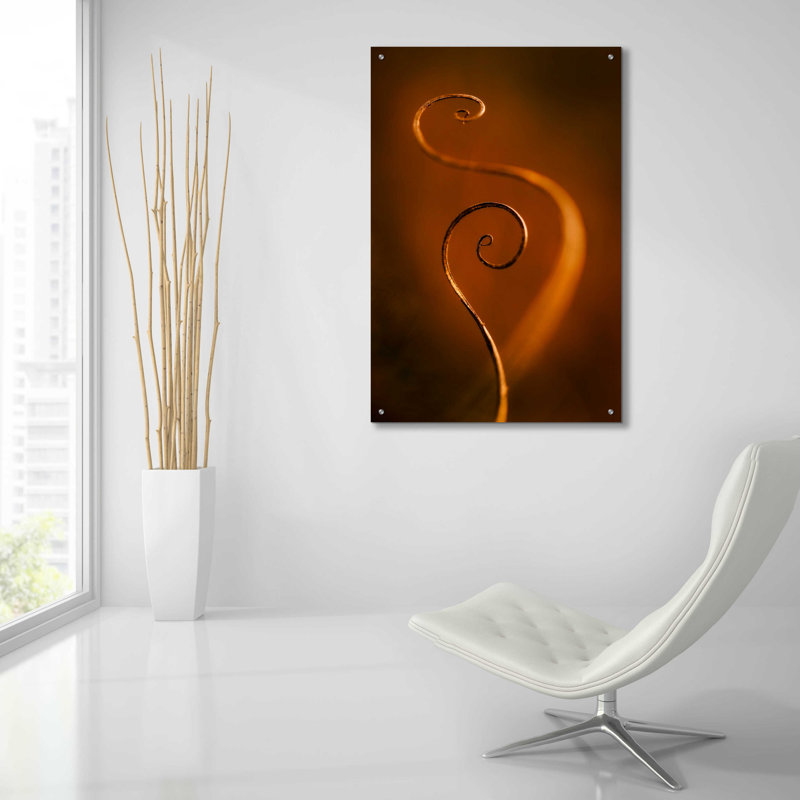 «Tendrils Red» par Thomas Haney, H 36 po x l 24 po x P 0,2 po