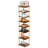 Narrow 8 - Tier Wooden Shoe Rack, Freestanding and Suitable for Multiple Scenes-1647708492