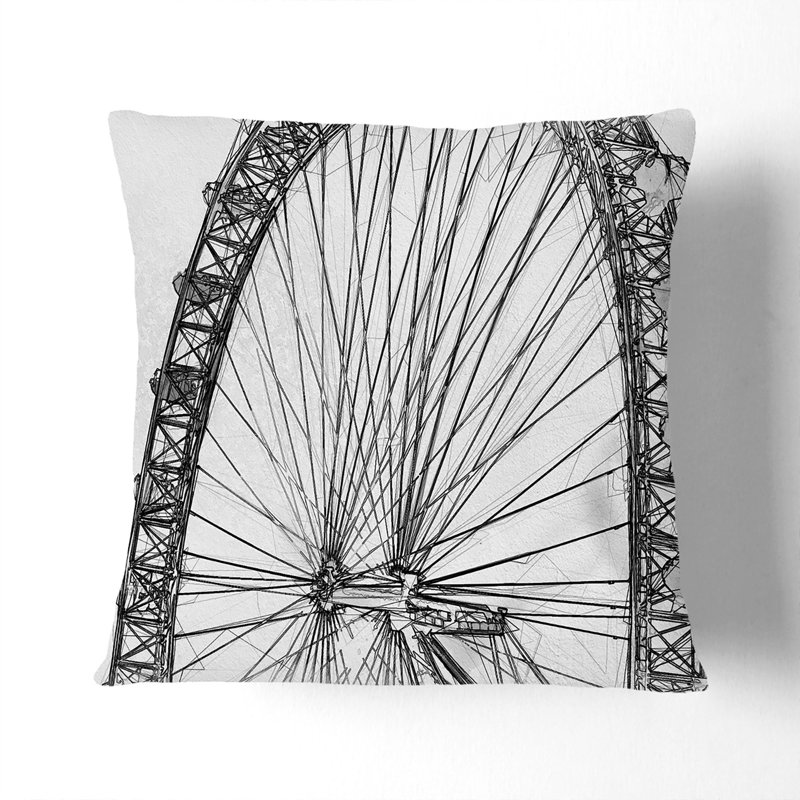 Square Throw Cushion, 55cm H x 55cm W x 20cm D