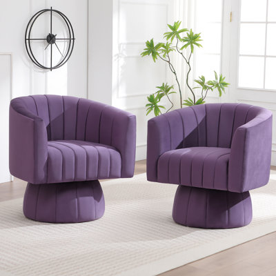Fauteuil demi-tonneau pivotant 28 po