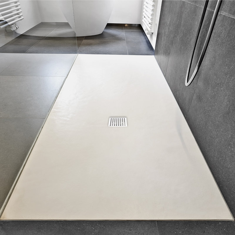 Stainless Steel 4" Square Modern Shower Drain