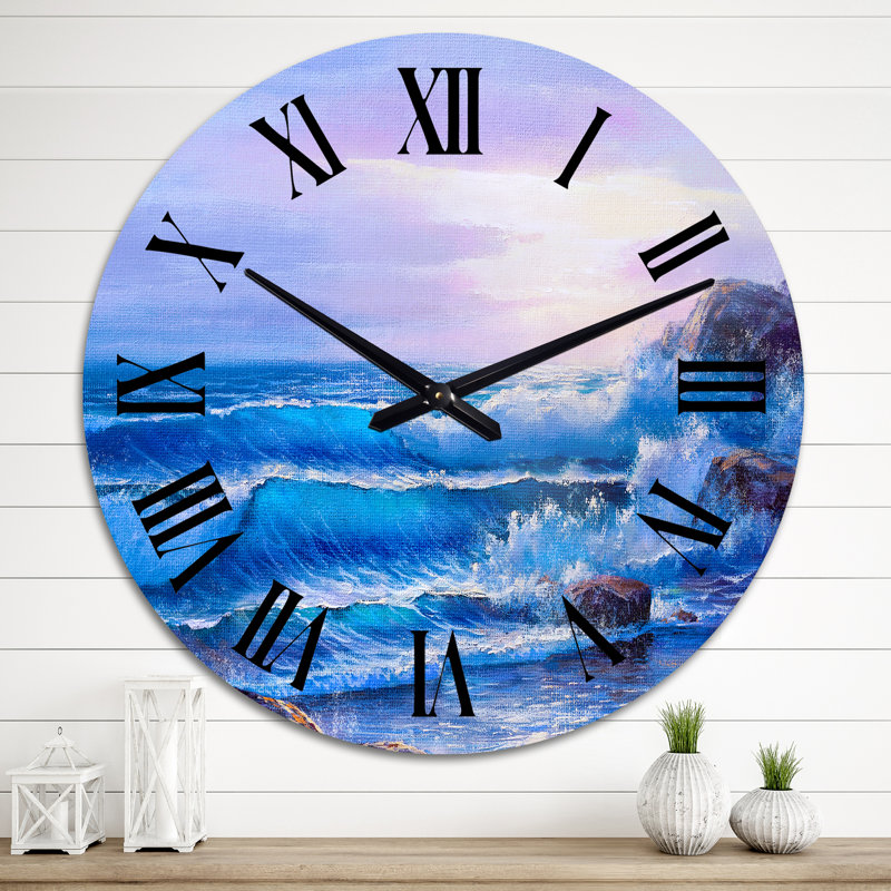 Horloge murale nautique et côtière, Grand